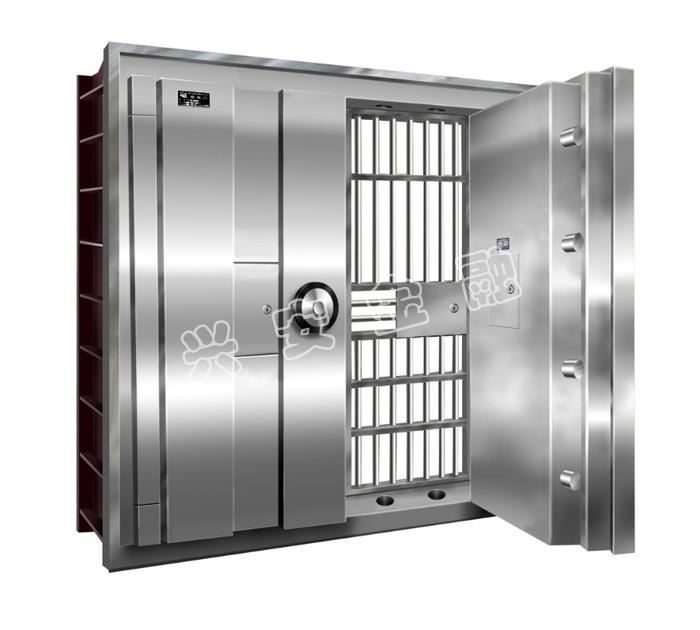 帶日閘門的金庫門